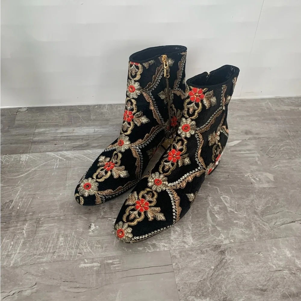 Russell and Bromley heeled ankle boots - Picture 4 of 10